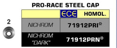 Street Pro-Race Nichrom Dark silencer, Endcap Stainless, ECE Homologated, Included DB-Killer
