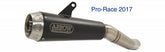 Street Pro-Race Nichrom Dark silencer, Endcap Stainless, ECE Homologated, Included DB-Killer
