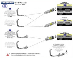Street Works Nichrom Dark silencer with carby end cap, Endcap Carbon, ECE Homologated, Included DB-Killer