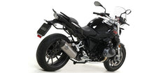 Street Maxi Race-Tech titanium silencer with carby end cap, Endcap Carbon, ECE Homologated, Included DB-Killer