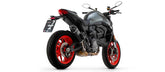 HOMOLOGATED ALUMINUM DARK INDY RACE SILENCER WITH WELDED LINK PIPE