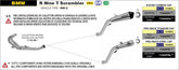 HOMOLOGATED NICHROM PRO-RACE SILENCER WITH WELDED LINK PIPE