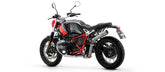 HOMOLOGATED TITANIUM PRO-RACE SILENCER WITH WELDED LINK PIPE