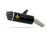 Exhaust Indy Race Slip-On Dark Aluminum Approved