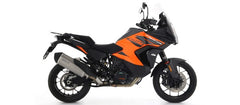Street Sonora titanium silencer with carby end cap, Endcap Carbon, ECE Homologated, Included DB-Killer