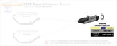 Street Sonora titanium Dark silencer with carby end cap, Endcap Carbon, ECE Homologated, Included DB-Killer