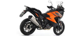 Street Sonora titanium silencer with carby end cap, Endcap Carbon, ECE Homologated, Included DB-Killer