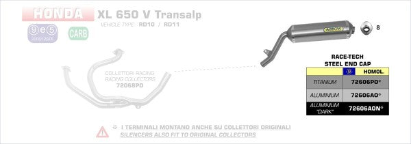 ALUMINIUM HOMOLOGATED EXHAUST