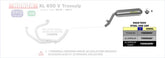 ALUMINIUM HOMOLOGATED EXHAUST