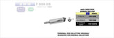 ALUMINIUM HOMOLOGATED SILENCER WITH CARBON END-CAP FOR STOCK AND ARROW COLLECTORS