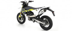 HOMOLOGATED ALUMINIUM RACE TECH SILENCER WITH CARBON END CAP FOR ARROW LINK PIPE