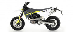 HOMOLOGATED TITANIUM RACE TECH SILENCER WITH CARBON END CAP FOR ARROW LINK PIPES
