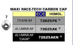 Tailpipe Maxi Race-Tech Titanium Cap Carbon Ece Euro4