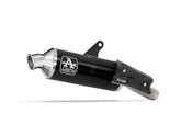 Exhaust Indy Race Slip-On Black Aluminum Approved