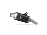 Indy-Race Omologated Slip-On Dark Aluminium Steel End Cap