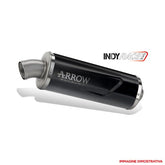 Indy-Race Evo Homologated Slip-On Dark Aluminium Steel End Cap