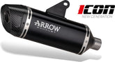 Icon aluminium "Dark" silencers