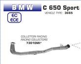 2:1 STAINLESS STEEL COLLECTORS FOR ORIGINAL AND ARROW SILENCERS