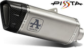 Full system racing with Pista titanium "Dark" silencers