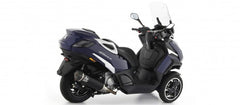Scooter Urban aluminium Dark silencer with carbon end cap, Endcap Carbon, ECE Homologated, Included DB-Killer