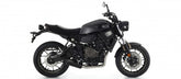 Street Rebel silencer with aluminium Dark end cap, Endcap Aluminium Dark, ECE Homologated, Included DB-Killer