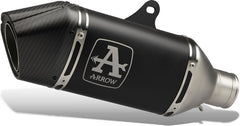 Homologated full system with Veloce aluminium "Dark" silencer