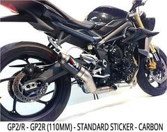 Austin Racing TRIUMPH 675 STREET TRIPLE GP1/GP1R & GP2/GP2R SLIP-ON EXHAUST SYSTEM | 69-triumph-675-street-triple