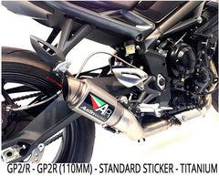 Austin Racing TRIUMPH 675 STREET TRIPLE GP1/GP1R & GP2/GP2R SLIP-ON EXHAUST SYSTEM | 69-triumph-675-street-triple