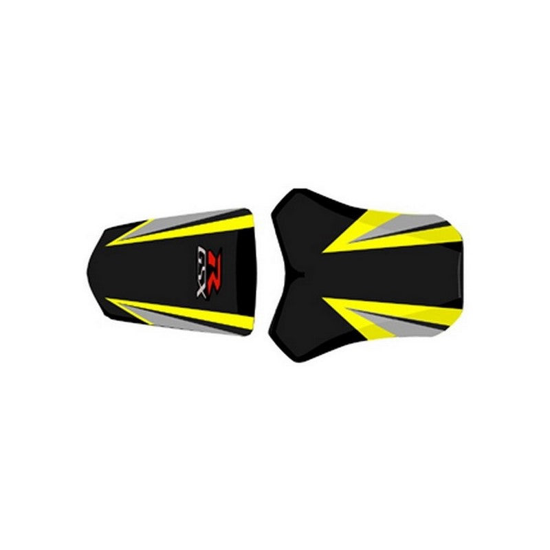 Bagster Seat Cover GSXR 1000/2005 Black/Steel grey/ white letters r fluo | 2160