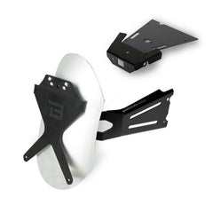 BARRACUDA MOTO LICENCE PLATE RECLINABLE TYPE “SIDE NAKED” (LICENCE PLATE + SIDE ARM) | BT1104-S