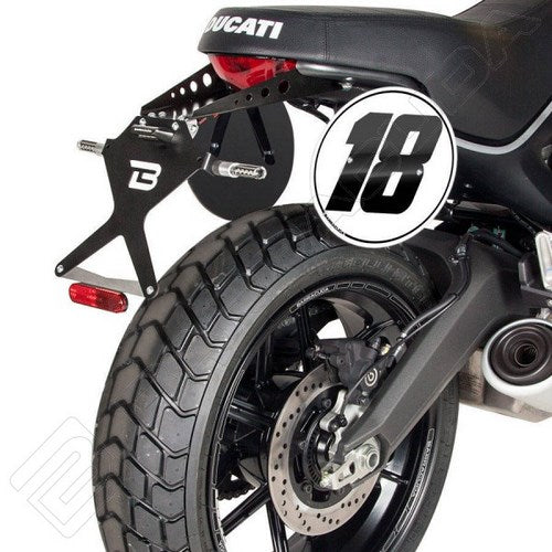 BARRACUDA MOTO LICENCE PLATE RECLINABLE TYPE “STREET” | DR8104