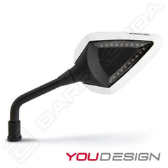 BARRACUDA MOTO INSERT "D/R-VERSION" ABS WHITE | DV-INSERT/B