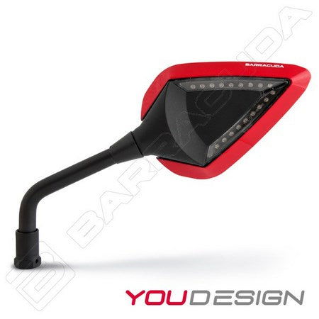 BARRACUDA MOTO INSERT "D/R-VERSION" ABS RED | DV-INSERT/R
