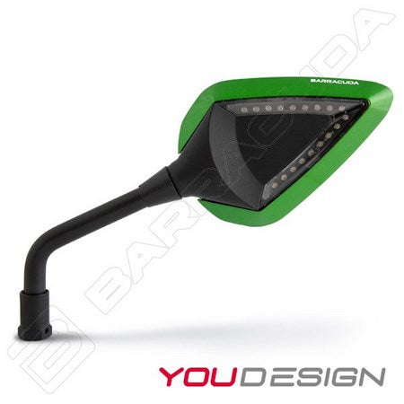 BARRACUDA MOTO INSERT "D/R-VERSION" ABS GREEN | DV-INSERT/V