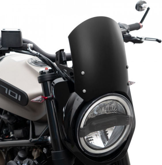 BARRACUDA ALUMINUM WINDSHIELD CLASSIC BLACK | HS7300-20N