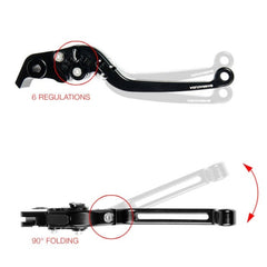 Barracuda Brake-Clutch Lever Kit Specific For Z1000R 2017 | KN1127/17