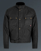 Belstaff Brooklands waxed cotton, Black | 100155-22744311