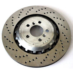 BMW Brake disc, ventilated, perforated, left, 396X24 | 34212284103
