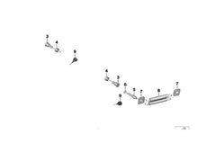 BMW Set Of Central Stand Contiguous Parts | 46521728810