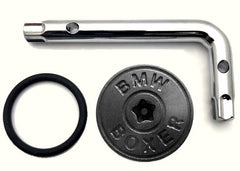 BMW Safety screw, oil filler neck, BLACK | 71608406750