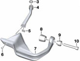 Left Hand Guard White - R12 - R12 NineT - R12 G/S