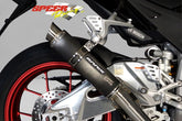 Bodis GP1, Slip-On, Stainless Steel Black for APRILIA RSV4 (2015-2016) | ARSV4-010