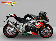 Bodis P-TEC II, Slip-On, Stainless Steel/Full-Titan for APRILIA RSV4 (2015-2016) | ARSV4-013