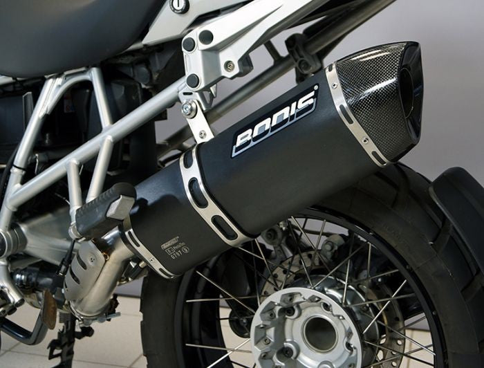 Bodis PENTA-TEC F, Slip-On, Stainless Steel Black for BMW R1200GS (2010-2012) | BR1200GS-023