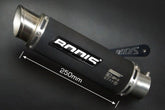 Bodis GP1-R, Slip-On, Stainless Steel Black for BMW S1000R (2014-2016) | BS1000R-001