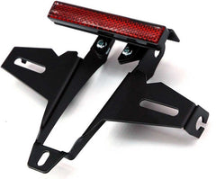 License plate holder, Stainless Steel Black