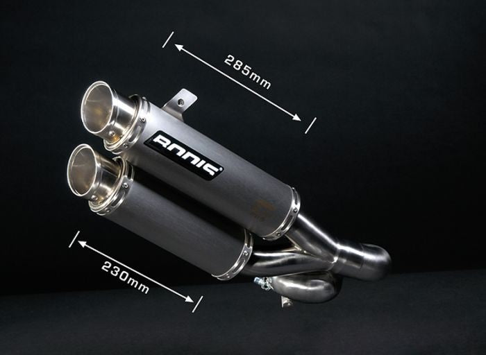 Bodis GPX2-S, Slip-On, Stainless Steel Brushed for HONDA CB1000R (2008-2017) | HCB1000R-001