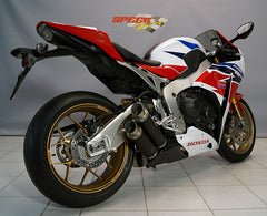 Bodis GPX2-UE, Slip-On, Stainless Steel Black for HONDA FIREBLADE CBR1000RR (2014-2016) | HCBR1000-028