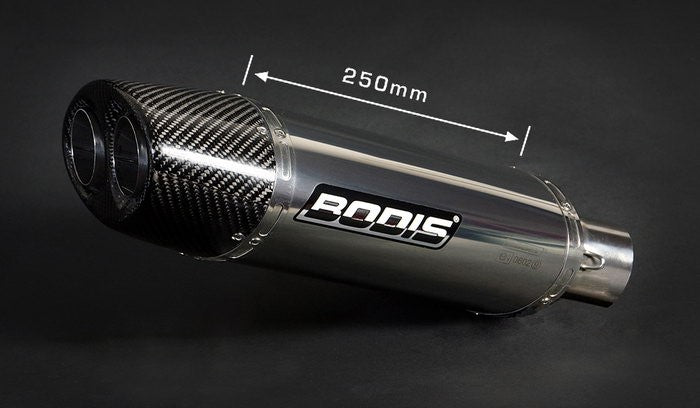 Bodis OVAL Q1, Slip-On, Stainless Steel for HONDA CBR600RR (2013-2018) | HCBR600-027