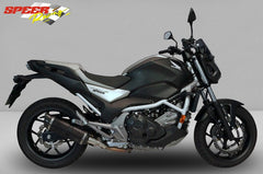 Bodis P-TEC IIN, Slip-On, Stainless Steel Black for HONDA NC750 (2016-2019) | HNC750-001